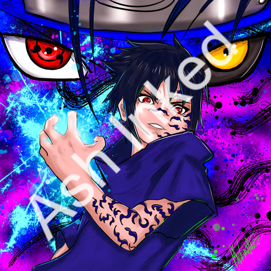 Sasuke Uchiha Sealed Seal