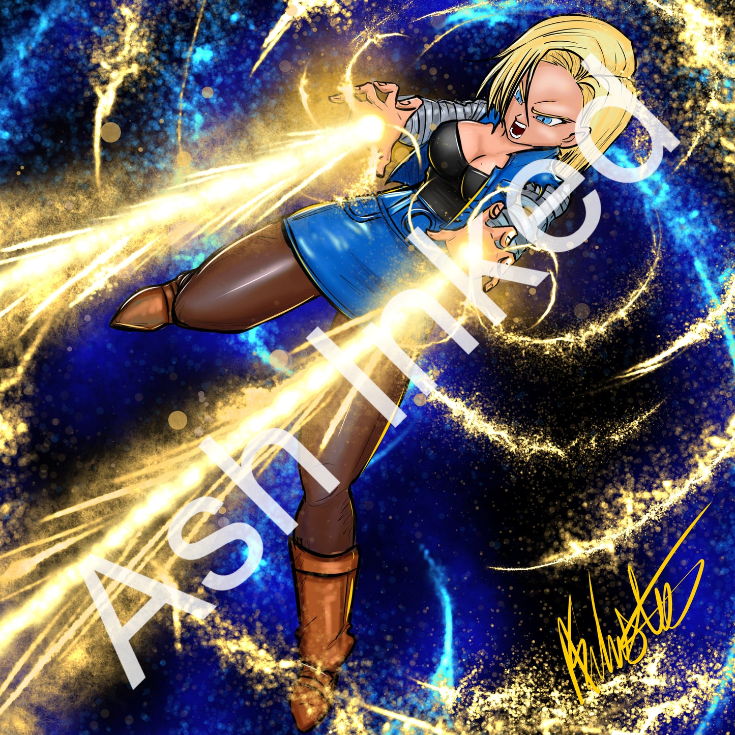Android 18 Attack