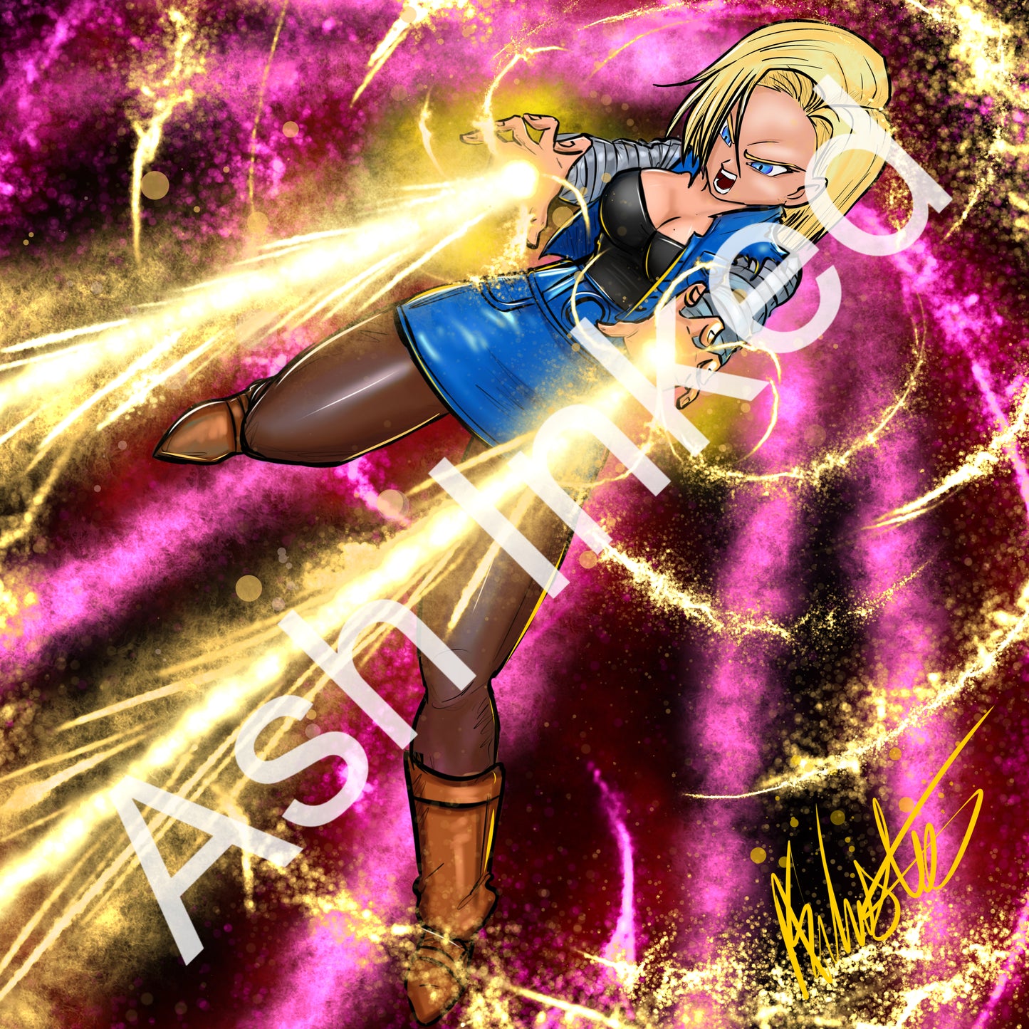 Android 18 Attack
