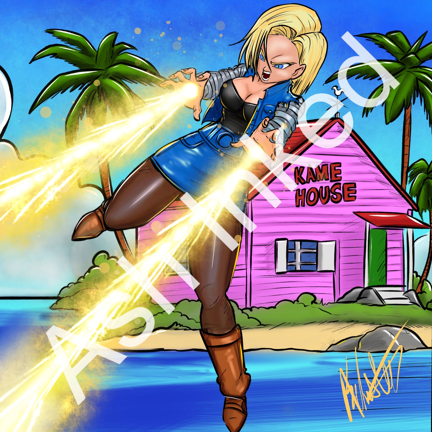Android 18 Attack