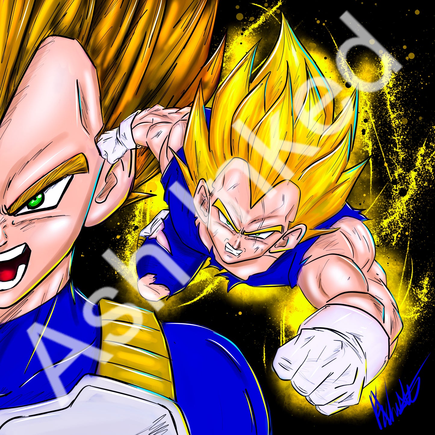 Vegeta Fight 3 Piece