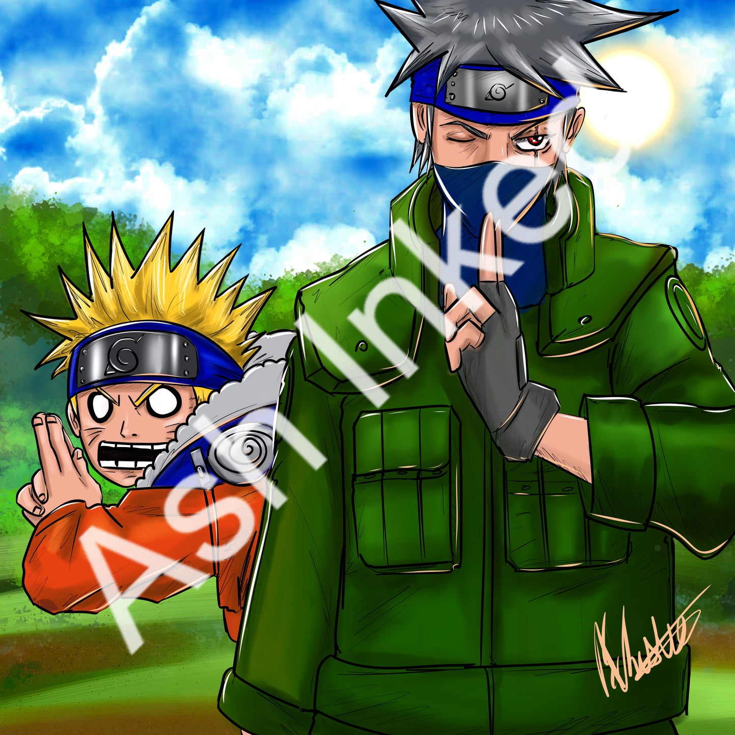 Naruto Kakashi Training