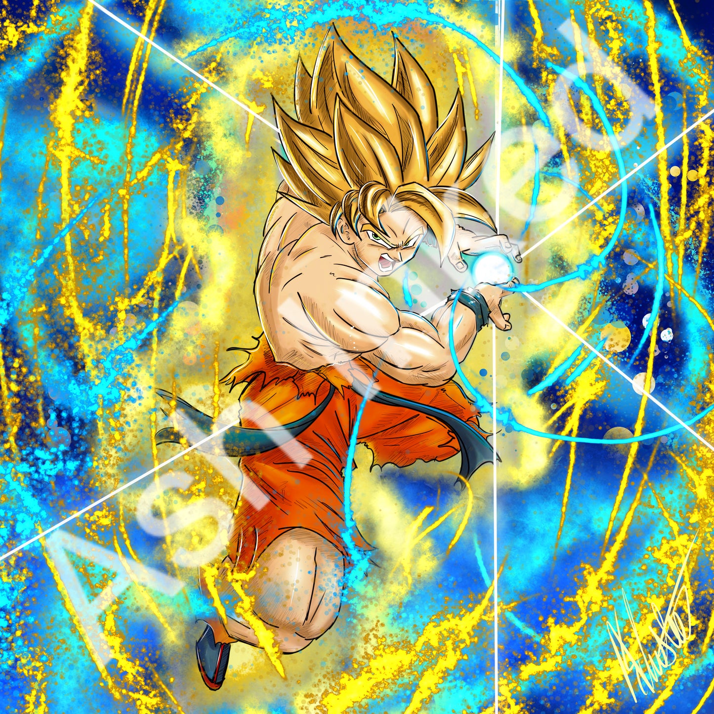 Goku SSJ Kamehameha