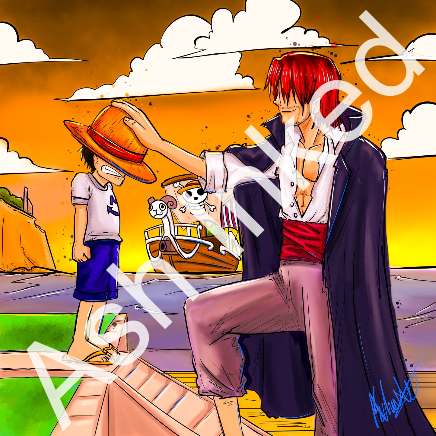 Luffy X Shanks