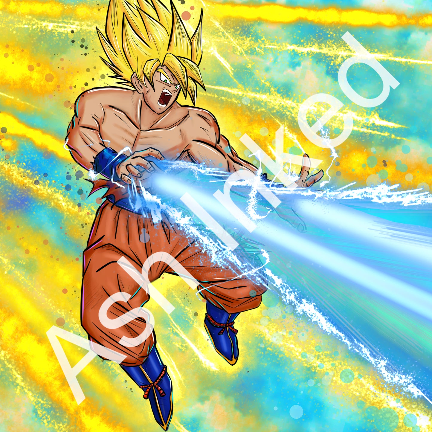 Goku Kamehameha Attack