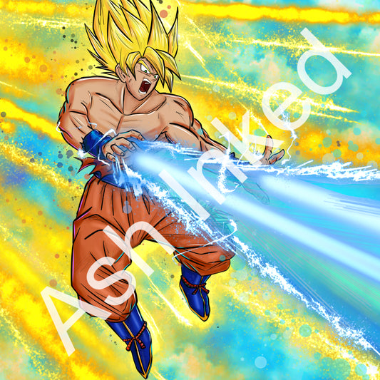 Goku Kamehameha Attack