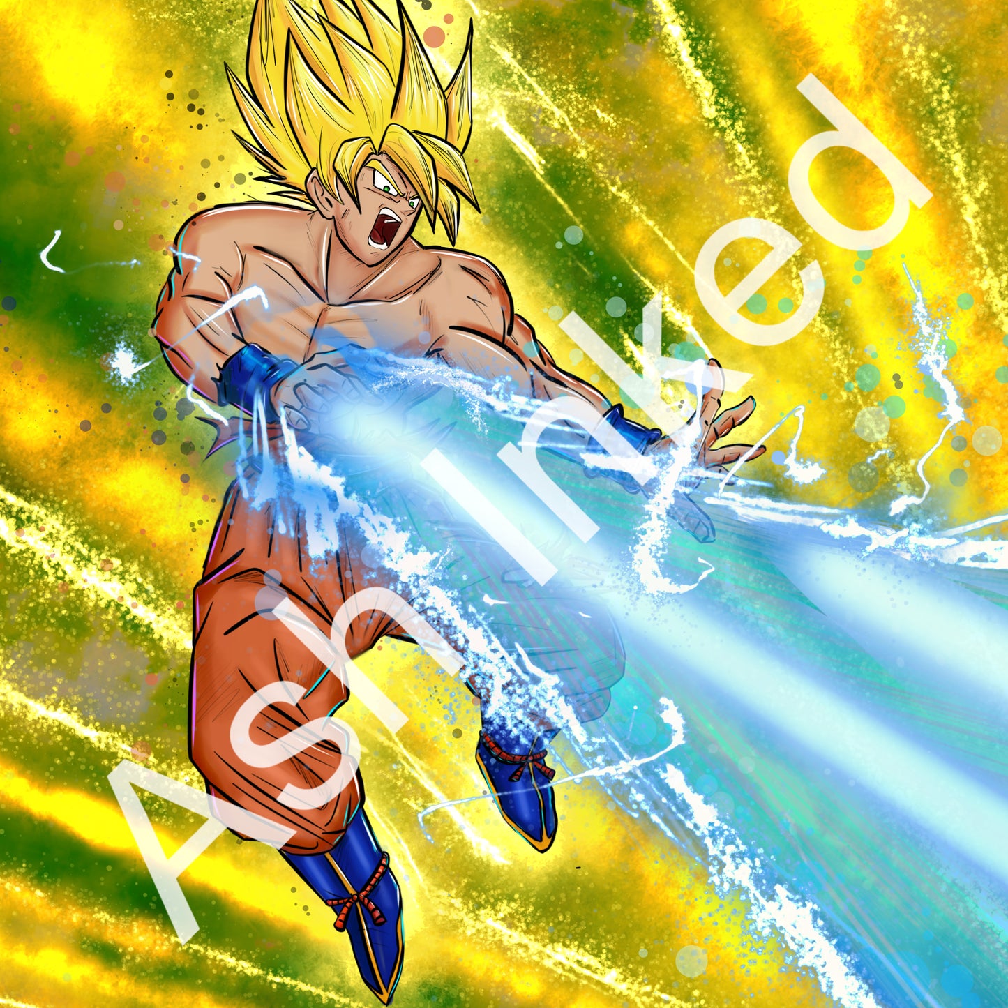 Goku Kamehameha Attack