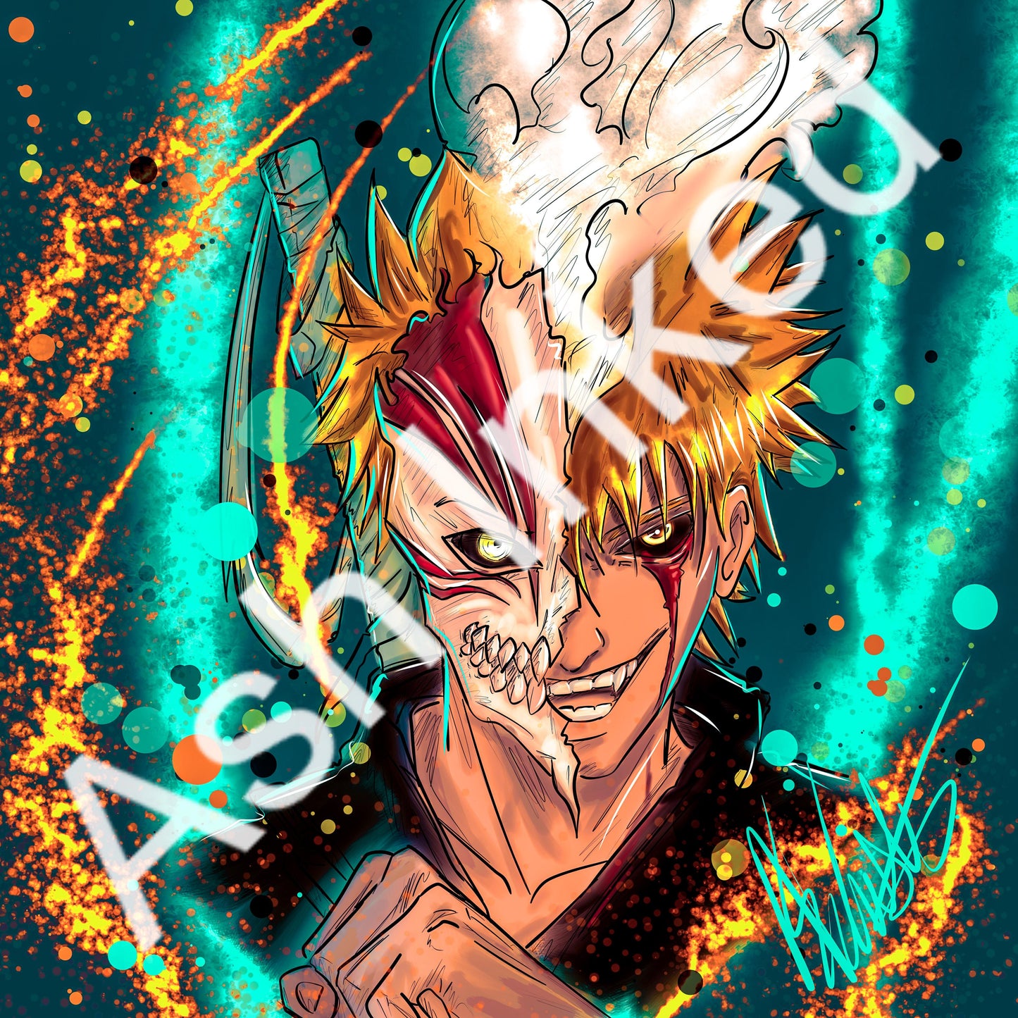 Ichigo Kurosaki Hollow Mask